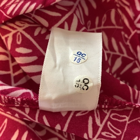 Lz Claiborne Womens V Neck short slee牛
Bouse
Rose Leaf Pattern Size XXL Comfy - Picture 11 of 12